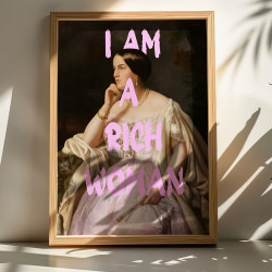 Πίνακας Richy με ψηφιακή εκτύπωση και πλαίσιο 50x2x70εκ **