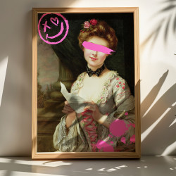 Πίνακας Elenda με ψηφιακή εκτύπωση και πλαίσιο 50x2x70εκ **