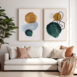 Πίνακας Cerzen δίπτυχος με ψηφιακή εκτύπωση και πλαίσιο 33x1.5x48εκ ** Πίνακας Cerzen δίπτυχος με ψηφιακή εκτύπωση και πλαίσιο 33x1.5x48εκ **