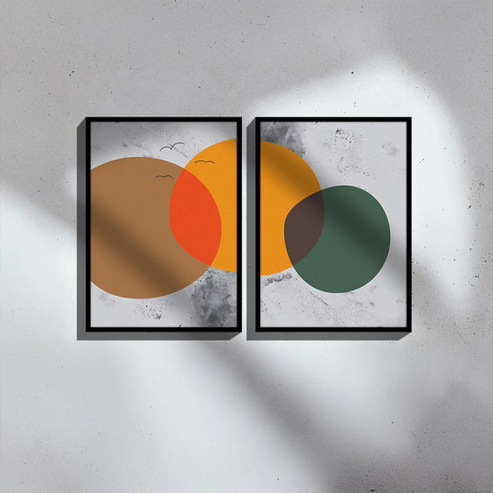 Πίνακας Derdia I δίπτυχος με ψηφιακή εκτύπωση και πλαίσιο 33x1.5x48εκ ** Πίνακας Derdia I δίπτυχος με ψηφιακή εκτύπωση και πλαίσιο 33x1.5x48εκ **