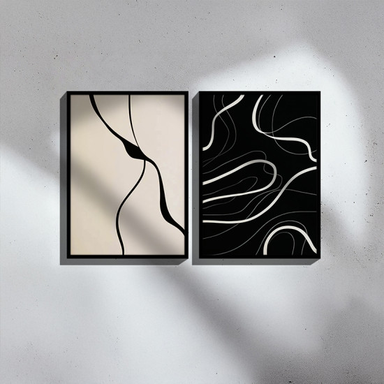 Πίνακας Bennez I δίπτυχος με ψηφιακή εκτύπωση και πλαίσιο 33x1.5x48εκ ** Πίνακας Bennez I δίπτυχος με ψηφιακή εκτύπωση και πλαίσιο 33x1.5x48εκ **