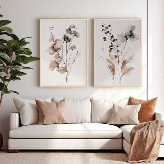 Πίνακας Jackel δίπτυχος με ψηφιακή εκτύπωση και πλαίσιο 33x1.5x48εκ **