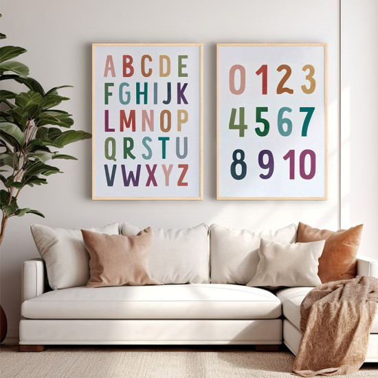 Πίνακας Yuema δίπτυχος με ψηφιακή εκτύπωση και πλαίσιο 33x1.5x48εκ **