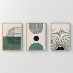 Πίνακας Kertia τρίπτυχος με ψηφιακή εκτύπωση και πλαίσιο 33x1.5x48εκ ** Πίνακας Kertia τρίπτυχος με ψηφιακή εκτύπωση και πλαίσιο 33x1.5x48εκ **