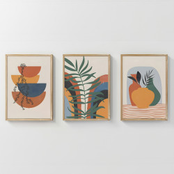 Πίνακας Alenza τρίπτυχος με ψηφιακή εκτύπωση και πλαίσιο 33x1.5x48εκ ** Πίνακας Alenza τρίπτυχος με ψηφιακή εκτύπωση και πλαίσιο 33x1.5x48εκ **