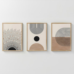 Πίνακας Lagon τρίπτυχος με ψηφιακή εκτύπωση και πλαίσιο 33x1.5x48εκ ** Πίνακας Lagon τρίπτυχος με ψηφιακή εκτύπωση και πλαίσιο 33x1.5x48εκ **