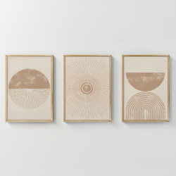 Πίνακας Varenzy τρίπτυχος με ψηφιακή εκτύπωση και πλαίσιο 33x1.5x48εκ ** Πίνακας Varenzy τρίπτυχος με ψηφιακή εκτύπωση και πλαίσιο 33x1.5x48εκ **