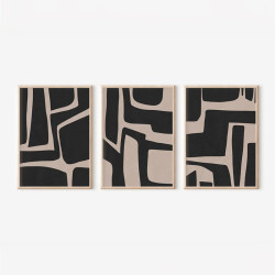 Πίνακας Jelenta τρίπτυχος με ψηφιακή εκτύπωση και πλαίσιο 33x1.5x48εκ ** Πίνακας Jelenta τρίπτυχος με ψηφιακή εκτύπωση και πλαίσιο 33x1.5x48εκ **