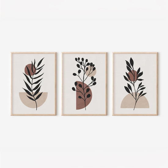 Πίνακας Stenfy τρίπτυχος με ψηφιακή εκτύπωση και πλαίσιο 33x1.5x48εκ **