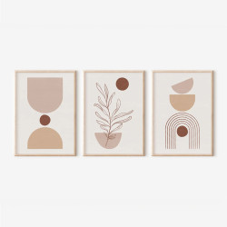 Πίνακας Stijo τρίπτυχος με ψηφιακή εκτύπωση και πλαίσιο 33x1.5x48εκ ** Πίνακας Stijo τρίπτυχος με ψηφιακή εκτύπωση και πλαίσιο 33x1.5x48εκ **