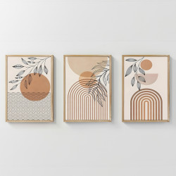 Πίνακας Zephra τρίπτυχος με ψηφιακή εκτύπωση και πλαίσιο 33x1.5x48εκ ** Πίνακας Zephra τρίπτυχος με ψηφιακή εκτύπωση και πλαίσιο 33x1.5x48εκ **