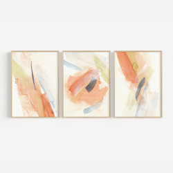 Πίνακας Coris τρίπτυχος με ψηφιακή εκτύπωση και πλαίσιο 33x1.5x48εκ **