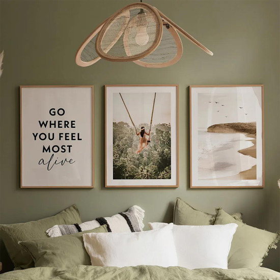 Πίνακας Oralis τρίπτυχος με ψηφιακή εκτύπωση και πλαίσιο 33x1.5x48εκ ** Πίνακας Oralis τρίπτυχος με ψηφιακή εκτύπωση και πλαίσιο 33x1.5x48εκ **