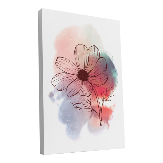 Πίνακας σε καμβά Nerve τρίπτυχος με ψηφιακή εκτύπωση και πλαίσιο 50x2x70εκ **