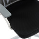 Καρέκλα γραφείου Plymot λευκή - mesh μαύρο 48x58x112-122εκ **