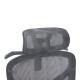 Καρέκλα γραφείου διευθυντη Vigo mesh χρώμα γκρι 52x70x118-124εκ **