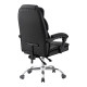Καρέκλα γραφείου διευθυντή Sanema pu μαύρο 62x67x112-122εκ **