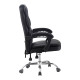 Καρέκλα γραφείου διευθυντή Sanema pu μαύρο 62x67x112-122εκ **