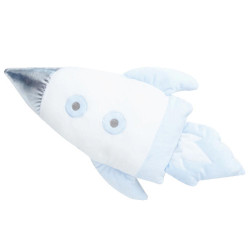 Κουβέρτα Αγκαλιάς Σετ Κουκλάκι Πύραυλος Λευκό-Σιέλ  1τεμ. Κουβέρτα Αγκαλιάς Σετ Κουκλάκι Πύραυλος Λευκό-Σιέλ  1τεμ.